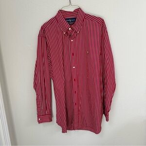 Ralph Lauren Red Casual Button Down Shirt